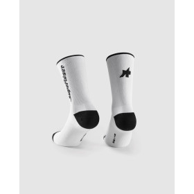 ASSOS RS Socks SUPERLEGER Low - White - Socquettes Cycliste été ultra légères 