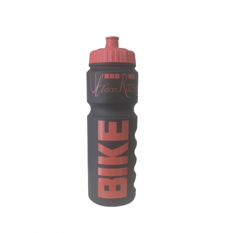 Bidon ULTEAM RACE BIKE - Black Matt RED - 750ml 