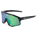 Koo DEMOS MIRROR Black / Green - Lunettes Solaires Cyclisme