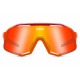 Koo DEMOS MIRROR Capsule Collection LUCE - Orange Fluo Red - Lunettes Solaires Cyclisme