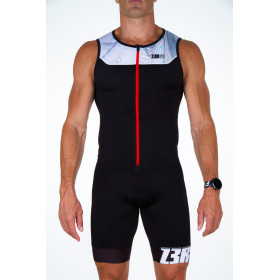 ZEROD START MAN NOISY GLITCH - Singlet Triathlon Homme