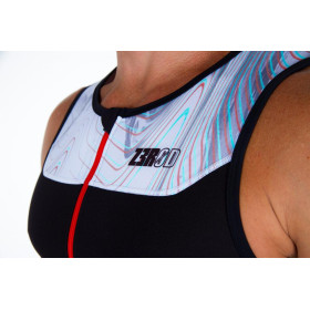 ZEROD START MAN NOISY GLITCH - Singlet Triathlon Homme