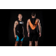 ZEROD SPEEDSUIT Elite BLACK / ATOLL / ORANGE HOMME - Singlet Triathlon Homme 