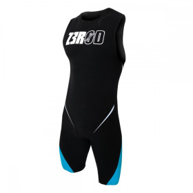 ZEROD SPEEDSUIT Elite BLACK / ATOLL / ORANGE HOMME - Singlet Triathlon Homme 