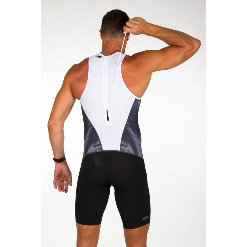 Trifonction Triathlon Homme sans manches ZEROD RACER Homme Black