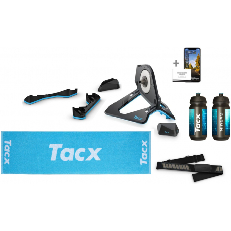 Tacx Neo 2T Smart T2875 BUNDLE 2023 (Motion Plate + HRM Dual + 2 Bidons + Serviette entrainement + 6 mois abonnement) - EN STOCK