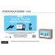 Tacx Flux 2S Smart T2980.61 Bundle 2023 (Ceinture Cardiaque Garmin + Bidon + Abonnement Premium Tacx® 6 Mois) - EN STOCK