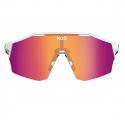 Koo ALIBI Photochromique White Matt/Fuchsia - Lunettes Solaires Cyclisme et Triathlon