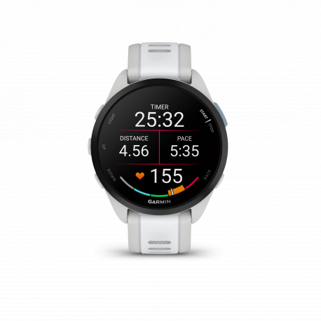 GARMIN Forerunner 165 Blanc - Gris clair - Montre GPS Running - Nouveauté 2024 - EN STOCK