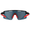 Lunettes AZR Road Rx Noire Mate / Ecran Hydrophobe Rouge Multicouche