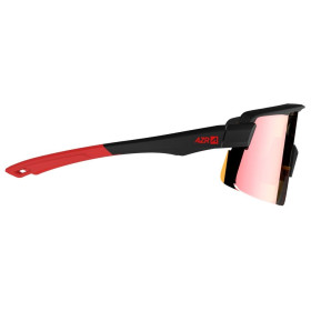 Lunettes AZR Road Rx Noire Mate / Ecran Hydrophobe Rouge Multicouche