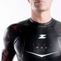 ZEROD  Homme FLEX MAX  - Black Red - Combinaison Triathlon néoprène