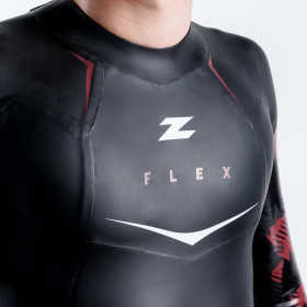 ZEROD  Homme FLEX - Black Red - Combinaison Triathlon néoprène