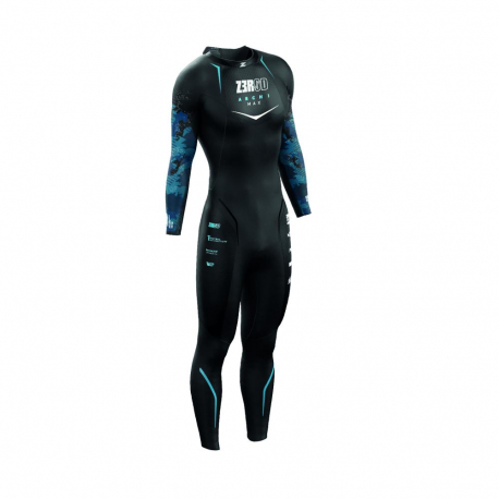 ZEROD ARCHI MAX - Black Blue - Combinaison Triathlon Homme 