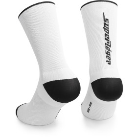 ASSOS RS SOCKS SUPERLEGER S11 White Series - Socquettes cycliste