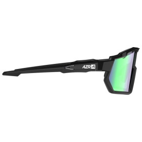 Lunettes AZR Pro Race Rx Carbone Mate / Ecran Hydrophobe Vert Multicouche ref 4765