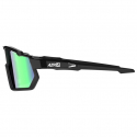 Lunettes AZR Pro Race Rx Carbone Mate / Ecran Hydrophobe Vert Multicouche ref 4765