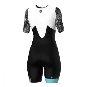 Trifonction Triathlon ZEROD TTSuit RACER FEMME Tropadelic  Avec Manches 