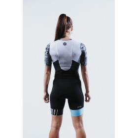 Trifonction Triathlon ZEROD TTSuit RACER FEMME Tropadelic  Avec Manches 