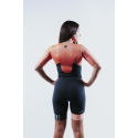 Trifonction Triathlon ZEROD TTSuit RACER FEMME Fusion Coral Avec Manches 