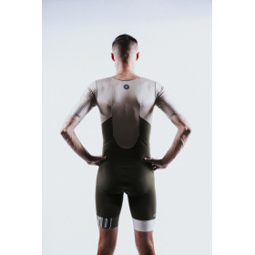 Trifonction Triathlon ZEROD TTSuit RACER HOMME Cedar Green Avec Manches 