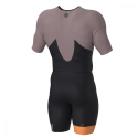 Trifonction Triathlon ZEROD TTSuit RACER HOMME Cinder Grey  Avec Manches 