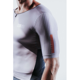 Trifonction Triathlon ZEROD TTSuit RACER HOMME Cinder Grey  Avec Manches 