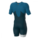 Trifonction Triathlon ZEROD TTSuit RACER HOMME Deep Ocean Avec Manches 