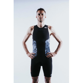 Trifonction Triathlon ZEROD RACER Homme Tropadelic sans manches 