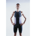 Trifonction Triathlon ZEROD RACER  Homme Cinder Grey sans manches 