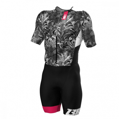 Trifonction Triathlon ZEROD TTSuit RACER HOMME Tropadelic   Avec Manches 