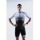 ZEROD Racer TT SINGLET Homme Faded Mariniere - Singlet Triathlon Homme 