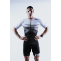 ZEROD Racer TT SINGLET Homme Faded Mariniere  - Singlet Triathlon Homme 