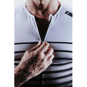 ZEROD Racer TT SINGLET Homme Faded Mariniere  - Singlet Triathlon Homme 