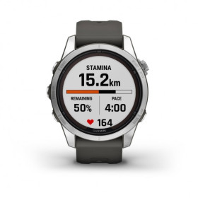 GARMIN FENIX 7S Pro Solar Edition - Silver avec bracelet gris - Montre GPS Running - EN STOCK