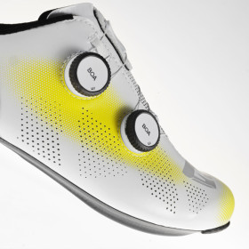 Gaerne CARBON G.STL Light Yellow White 2024 - Chaussures velo route