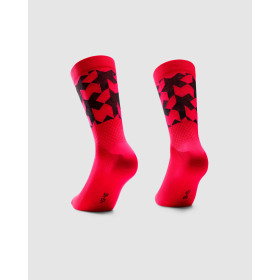 ASSOS MONOGRAM SOCKS EVO Lunar Red  - Socquettes cycliste