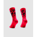 ASSOS MONOGRAM SOCKS EVO Lunar Red  - Socquettes cycliste