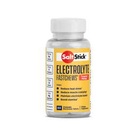 SALTSTICK Fastchews Mangue - Boite de 60 pastilles electrolyte à croquer