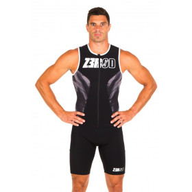 ZEROD SHORT racer HOMME BLACK - Shorty Triathlon Homme 