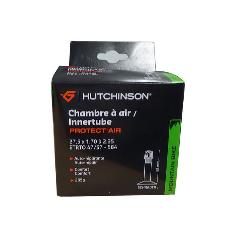 Chambre a air VTT Hutchinson 27,5 X 1,90-2,35 VALVE 48MM | Planetecycle