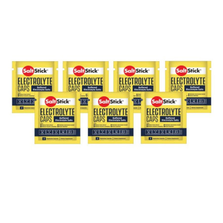 Pastilles electrolyte à croquer SALTSTICK Fastchew Electrolyte caps Vegetarian - 4 pastilles | Planetecycle