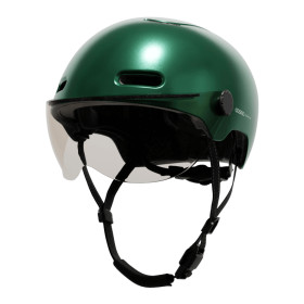 COSMO  Fusion Casque urbain - Forest Green / Vert métallisé avec Cosmo RIDE (+télécommande)