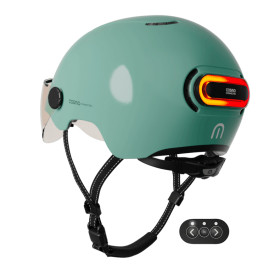 COSMO  Fusion Casque urbain - Salvia Brillant  / Sauge avec Cosmo RIDE (+télécommande)