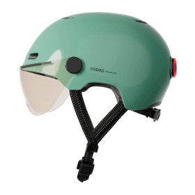 COSMO  Fusion Casque urbain - Salvia Brillant  / Sauge avec Cosmo RIDE (+télécommande)