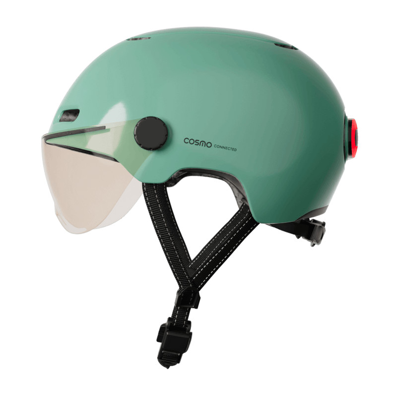 COSMO Fusion Casque urbain - Salvia Brillant / Sauge avec Cosmo RIDE (+télécommande) | Planetecycle