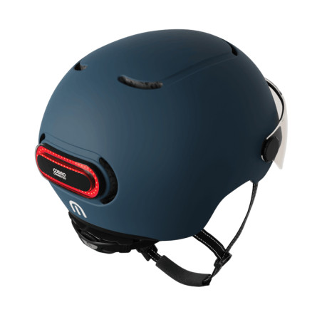 COSMO Fusion Casque urbain - Bleu Mat avec Cosmo RIDE (+télécommande) | Planetecycle