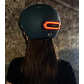 COSMO  Fusion Casque urbain - Bleu Mat avec Cosmo RIDE (+télécommande)