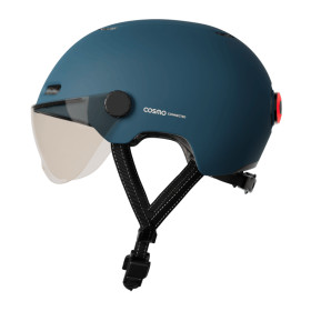 COSMO  Fusion Casque urbain - Bleu Mat avec Cosmo RIDE (+télécommande)