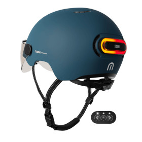 COSMO  Fusion Casque urbain - Bleu Mat avec Cosmo RIDE (+télécommande)